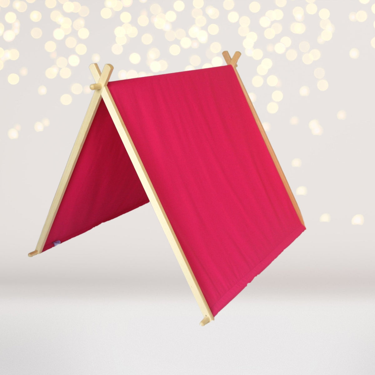 Kids A-Frame Sleepover Tents with Lights - Megan and Moss Co