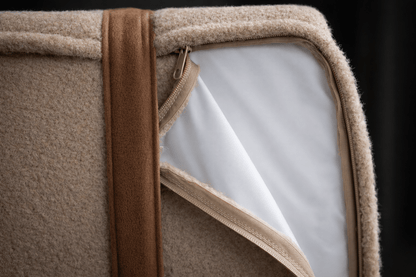 The Modern Day Bed — Boucle Lounge Dog Bed | High-Density Foam, Waterproof Lined, Washable - Megan and Moss Co